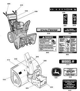 Part Location Diagram of 1736820YP Murray Decal Jd 1-800
